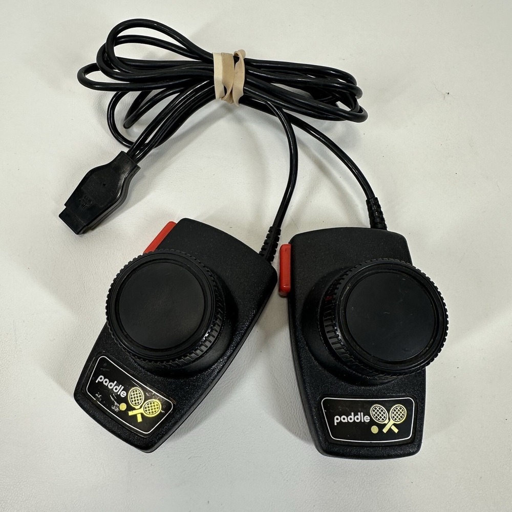 Atari 2600 Console Paddle Controllers Tested And Working Original OEM